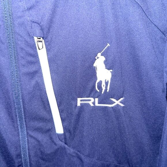 Polo Ralph Lauren RLX Big Pony Full Zip Water Resistant Rain Jacket L - Picture 3 of 12